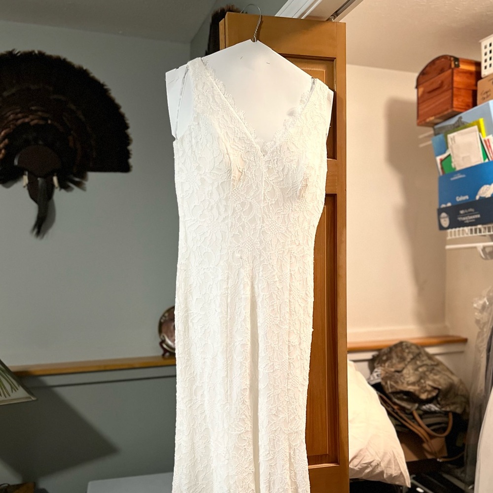 Beautiful off white dress- $50 obo